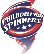 The logo of the American Ultimate Disc League's Philadelphia Spinners.