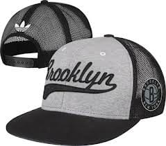 Brooklyn Nets Mesh Snapback hat.