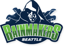 Seattle Rainmakers logo.
