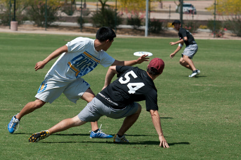 UC Davis takes on Cal at the 2012 Southwest Regionals.