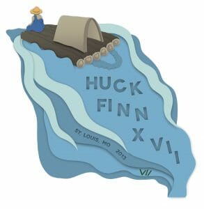 The logo of Huck Finn 2013.