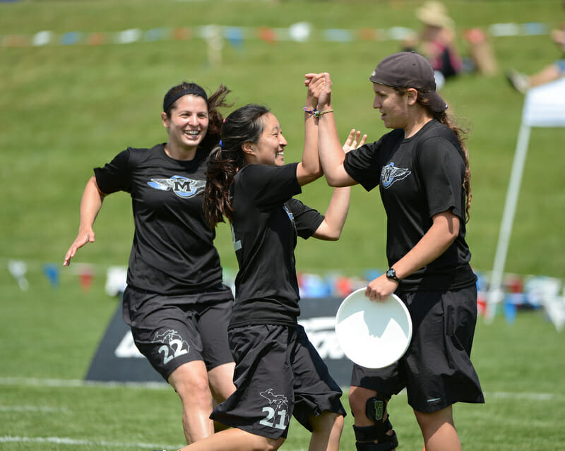 Michigan Flywheel at the 2012 College Championships.