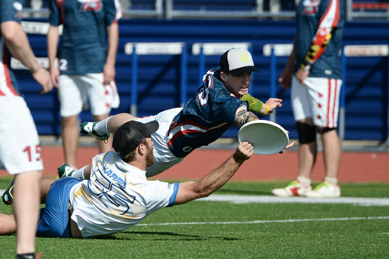The New Jersey Hammerheads v. The DC Breeze in the American Ultimate Disc League.