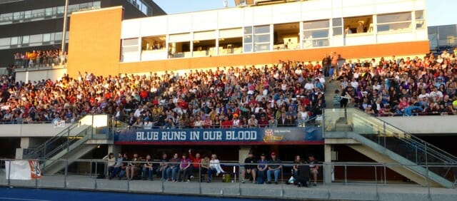 The 2300-person Toronto Rush crowd at their home opener.