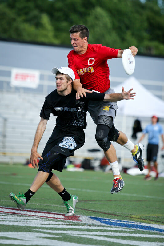 San Francisco Revolver's Beau Kittredge grabs the game-winning score in the finals of the 2013 US Open.