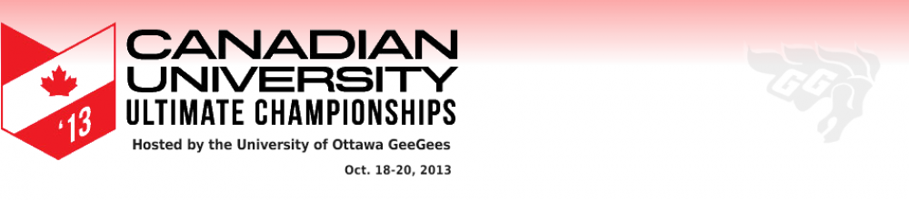 2013 Canadian University Ultimate Championships.