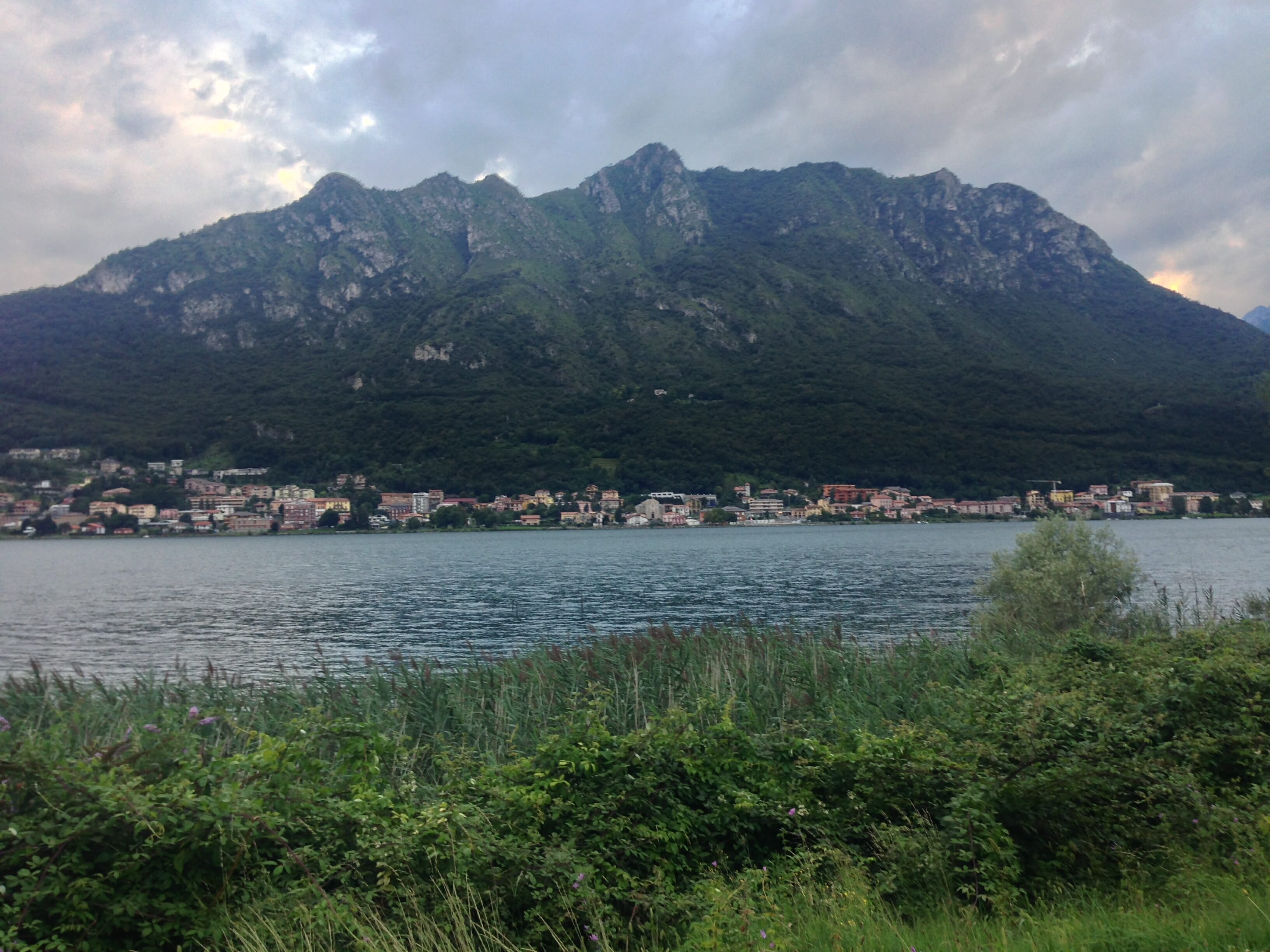 The view from Lecco.