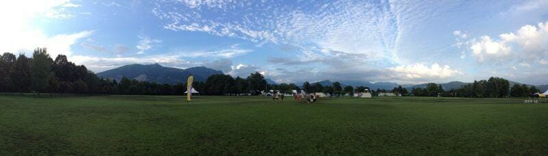 A panorama of the WUCC fields.