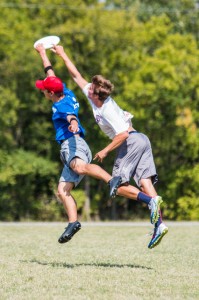 Nick Lance makes a huge catch block at 2014 South Central Regionals.