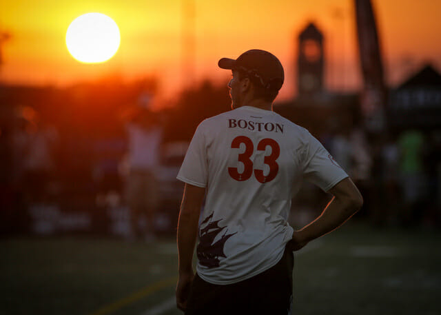 Boston Ironside at sunset at 2014 Nationals