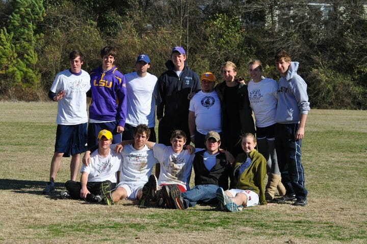 The LSU B Team in Smith and Lutz' freshman year.