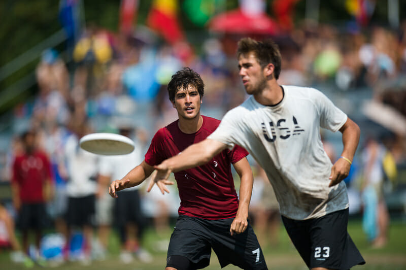 Jimmy Mickle and Russell Wynne are two of the many weapons the US will have to deploy at WUGC in London. Photo: Kevin Leclaire -- UltiPhotos.com