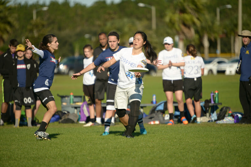 The UCF Sirens are famous for their zone defense. Photo: Billy Dzwonkowski -- UltiPhotos.com