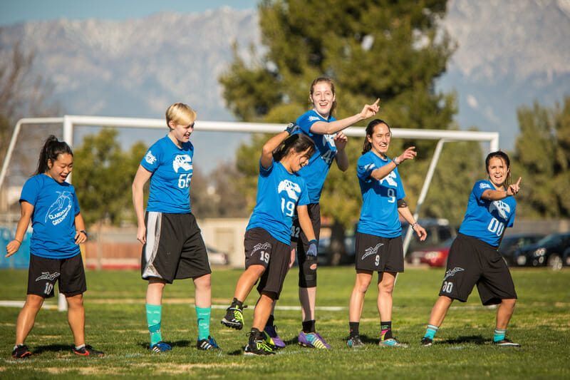 Claremont Colleges at DIII Warmup. Photo: Stephen Chiang -- UltiPhotos.com