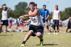 shame.'s Jak Juszak at South Central Regionals. Photo: Daniel Thai -- UltiPhotos.com