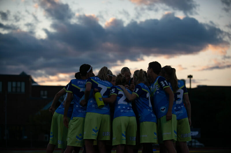 The 2018 Eurostars huddle up.