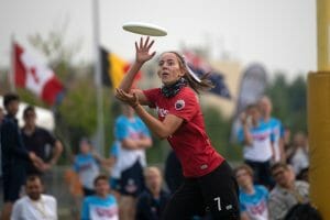 Canada's Brittney Dos Santos at WJUC 2018.
